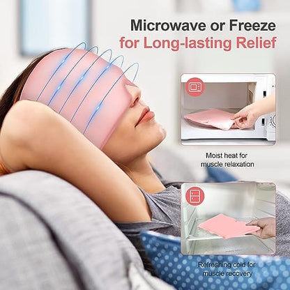 "Migraine Soothe: Therapeutic Headwear"