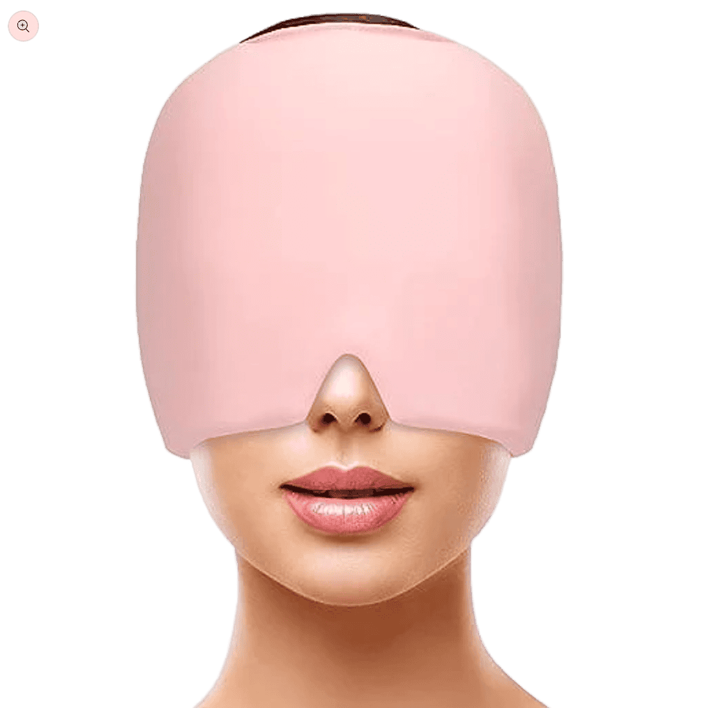 "Migraine Soothe: Therapeutic Headwear"
